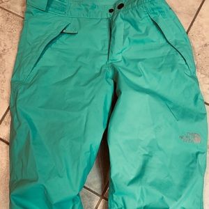 Girls The North Face snow pants.